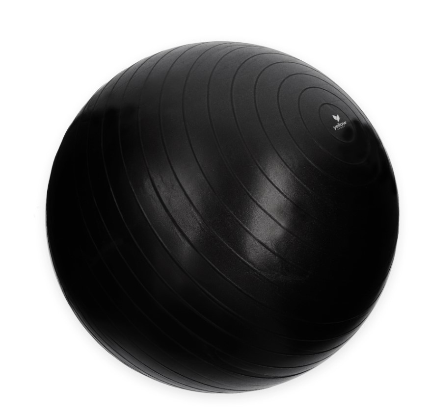 Rehabilitationsball gelbGYM-Ball 65cm schwarz – Bild 2